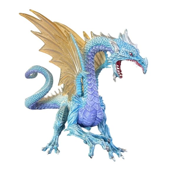 Safari Ltd Ice Dragon Figurine Artic Creature Toy - Picture 2 of 4